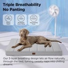 image:imageBedsure XL Dog Bed for Crate Pet Bed with Washable Cover 41x27 Inch Grey  Orthopedic Egg Crate Foam Flat Rectangle Sherpa Mat NonSlip Bottom Comfy Removable Cover For Extra Large Pets  65 lbsCooling Grey