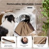 image:imageBedsure XL Dog Bed for Crate Pet Bed with Washable Cover 41x27 Inch Grey  Orthopedic Egg Crate Foam Flat Rectangle Sherpa Mat NonSlip Bottom Comfy Removable Cover For Extra Large Pets  65 lbsBrown