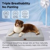 image:imageBedsure XL Dog Bed for Crate Pet Bed with Washable Cover 41x27 Inch Grey  Orthopedic Egg Crate Foam Flat Rectangle Sherpa Mat NonSlip Bottom Comfy Removable Cover For Extra Large Pets  65 lbsCooling Grey