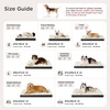 image:imageBedsure XL Dog Bed for Crate Pet Bed with Washable Cover 41x27 Inch Grey  Orthopedic Egg Crate Foam Flat Rectangle Sherpa Mat NonSlip Bottom Comfy Removable Cover For Extra Large Pets  65 lbsGrey