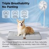 image:imageBedsure XL Dog Bed for Crate Pet Bed with Washable Cover 41x27 Inch Grey  Orthopedic Egg Crate Foam Flat Rectangle Sherpa Mat NonSlip Bottom Comfy Removable Cover For Extra Large Pets  65 lbsCooling Grey