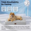 image:imageBedsure XL Dog Bed for Crate Pet Bed with Washable Cover 41x27 Inch Grey  Orthopedic Egg Crate Foam Flat Rectangle Sherpa Mat NonSlip Bottom Comfy Removable Cover For Extra Large Pets  65 lbsCooling Grey