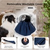 image:imageBedsure XL Dog Bed for Crate Pet Bed with Washable Cover 41x27 Inch Grey  Orthopedic Egg Crate Foam Flat Rectangle Sherpa Mat NonSlip Bottom Comfy Removable Cover For Extra Large Pets  65 lbsAsh Navy