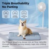 image:imageBedsure XL Dog Bed for Crate Pet Bed with Washable Cover 41x27 Inch Grey  Orthopedic Egg Crate Foam Flat Rectangle Sherpa Mat NonSlip Bottom Comfy Removable Cover For Extra Large Pets  65 lbsCooling Blue