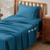 image:imageBedsure Deep Pocket Queen Sheet Set  Fits Mattresses Up to 21 Inches Thick  4 Piece GentleSoft Bed Sheets Moisture Wicking Soft amp Cooling Bedsheet amp Pillowcases Easy amp Secure Fit RedTeal Blue