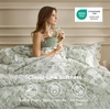 image:imageBedsure Comforter Set Queen Size  Cute Floral Bedding Comforter Set 3 Pieces 1 Soft Reversible Desert Sage Sketch Flowers Comforter and 2 Pillow ShamsBotanical Print