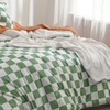 image:imageBedsure Comforter Set Queen Size  Cute Floral Bedding Comforter Set 3 Pieces 1 Soft Reversible Desert Sage Sketch Flowers Comforter and 2 Pillow ShamsCheckered