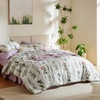 image:imageBedsure Comforter Set Queen Size  Cute Floral Bedding Comforter Set 3 Pieces 1 Soft Reversible Desert Sage Sketch Flowers Comforter and 2 Pillow ShamsFloral