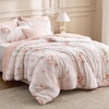 image:imageBedsure Comforter Set Queen Size  Cute Floral Bedding Comforter Set 3 Pieces 1 Soft Reversible Desert Sage Sketch Flowers Comforter and 2 Pillow ShamsBow