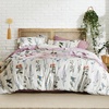 image:imageBedsure Comforter Set Queen Size  Cute Floral Bedding Comforter Set 3 Pieces 1 Soft Reversible Desert Sage Sketch Flowers Comforter and 2 Pillow ShamsFloral