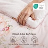 image:imageBedsure Comforter Set Queen Size  Cute Floral Bedding Comforter Set 3 Pieces 1 Soft Reversible Desert Sage Sketch Flowers Comforter and 2 Pillow ShamsBow