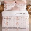 image:imageBedsure Comforter Set Queen Size  Cute Floral Bedding Comforter Set 3 Pieces 1 Soft Reversible Desert Sage Sketch Flowers Comforter and 2 Pillow ShamsBow