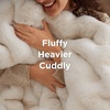 image:imageBedsure Electric Blanket King Size  Thick Striped Flannel Electric Blanket with Dual Control Heating with 6 Heat Settings amp 6 Time Settings 8 hrs Timer Auto Shut Off 90x100 White12  Coconut White