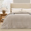 image:imageBedsure Electric Blanket King Size  Thick Striped Flannel Electric Blanket with Dual Control Heating with 6 Heat Settings amp 6 Time Settings 8 hrs Timer Auto Shut Off 90x100 White03  Linen