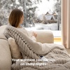 image:imageBedsure Electric Blanket King Size  Thick Striped Flannel Electric Blanket with Dual Control Heating with 6 Heat Settings amp 6 Time Settings 8 hrs Timer Auto Shut Off 90x100 White03  Linen