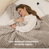 image:imageBedsure Electric Blanket King Size  Thick Striped Flannel Electric Blanket with Dual Control Heating with 6 Heat Settings amp 6 Time Settings 8 hrs Timer Auto Shut Off 90x100 White03  Linen