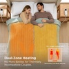 image:imageBedsure Electric Blanket King Size  Thick Striped Flannel Electric Blanket with Dual Control Heating with 6 Heat Settings amp 6 Time Settings 8 hrs Timer Auto Shut Off 90x100 White04  Emerald Green