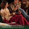 image:imageBedsure Ribbed Electric Blanket Full Coconut White Heated Blanket Preheat  Fast Heating 6 Heat amp 6 Timer Up to 10H Settings 8 Hours AutoOff ETL amp FCC Flannel Sherpa Gifts for Grandma 72x8401  Grey