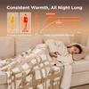 image:imageBedsure Ribbed Electric Blanket Full Coconut White Heated Blanket Preheat  Fast Heating 6 Heat amp 6 Timer Up to 10H Settings 8 Hours AutoOff ETL amp FCC Flannel Sherpa Gifts for Grandma 72x8421  Sandy Beige