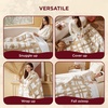 image:imageBedsure Ribbed Electric Blanket Full Coconut White Heated Blanket Preheat  Fast Heating 6 Heat amp 6 Timer Up to 10H Settings 8 Hours AutoOff ETL amp FCC Flannel Sherpa Gifts for Grandma 72x8421  Sandy Beige