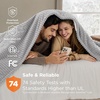 image:imageBedsure Ribbed Electric Blanket Full Coconut White Heated Blanket Preheat  Fast Heating 6 Heat amp 6 Timer Up to 10H Settings 8 Hours AutoOff ETL amp FCC Flannel Sherpa Gifts for Grandma 72x8404  Harbor Mist