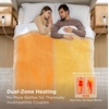 image:imageBedsure Ribbed Electric Blanket Full Coconut White Heated Blanket Preheat  Fast Heating 6 Heat amp 6 Timer Up to 10H Settings 8 Hours AutoOff ETL amp FCC Flannel Sherpa Gifts for Grandma 72x8403  Cream