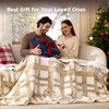 image:imageBedsure Ribbed Electric Blanket Full Coconut White Heated Blanket Preheat  Fast Heating 6 Heat amp 6 Timer Up to 10H Settings 8 Hours AutoOff ETL amp FCC Flannel Sherpa Gifts for Grandma 72x8421  Sandy Beige