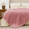 image:imageBedsure Ribbed Electric Blanket Full Coconut White Heated Blanket Preheat  Fast Heating 6 Heat amp 6 Timer Up to 10H Settings 8 Hours AutoOff ETL amp FCC Flannel Sherpa Gifts for Grandma 72x8406  Pink
