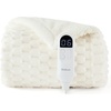 image:imageBedsure Ribbed Electric Blanket Full Coconut White Heated Blanket Preheat  Fast Heating 6 Heat amp 6 Timer Up to 10H Settings 8 Hours AutoOff ETL amp FCC Flannel Sherpa Gifts for Grandma 72x8413  Coconut White