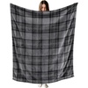 image:imageBedsure Ribbed Electric Blanket Full Coconut White Heated Blanket Preheat  Fast Heating 6 Heat amp 6 Timer Up to 10H Settings 8 Hours AutoOff ETL amp FCC Flannel Sherpa Gifts for Grandma 72x8419  Grey Plaid