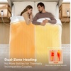 image:imageBedsure Ribbed Electric Blanket Full Coconut White Heated Blanket Preheat  Fast Heating 6 Heat amp 6 Timer Up to 10H Settings 8 Hours AutoOff ETL amp FCC Flannel Sherpa Gifts for Grandma 72x8407  Coconut White