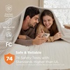 image:imageBedsure Ribbed Electric Blanket Full Coconut White Heated Blanket Preheat  Fast Heating 6 Heat amp 6 Timer Up to 10H Settings 8 Hours AutoOff ETL amp FCC Flannel Sherpa Gifts for Grandma 72x8403  Cream