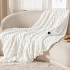 image:imageBedsure Electric Blanket King Size  Thick Striped Flannel Electric Blanket with Dual Control Heating with 6 Heat Settings amp 6 Time Settings 8 hrs Timer Auto Shut Off 90x100 White01  White