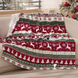 image:imageBedsure Ribbed Electric Blanket Full Coconut White Heated Blanket Preheat  Fast Heating 6 Heat amp 6 Timer Up to 10H Settings 8 Hours AutoOff ETL amp FCC Flannel Sherpa Gifts for Grandma 72x8423  Fair Isle