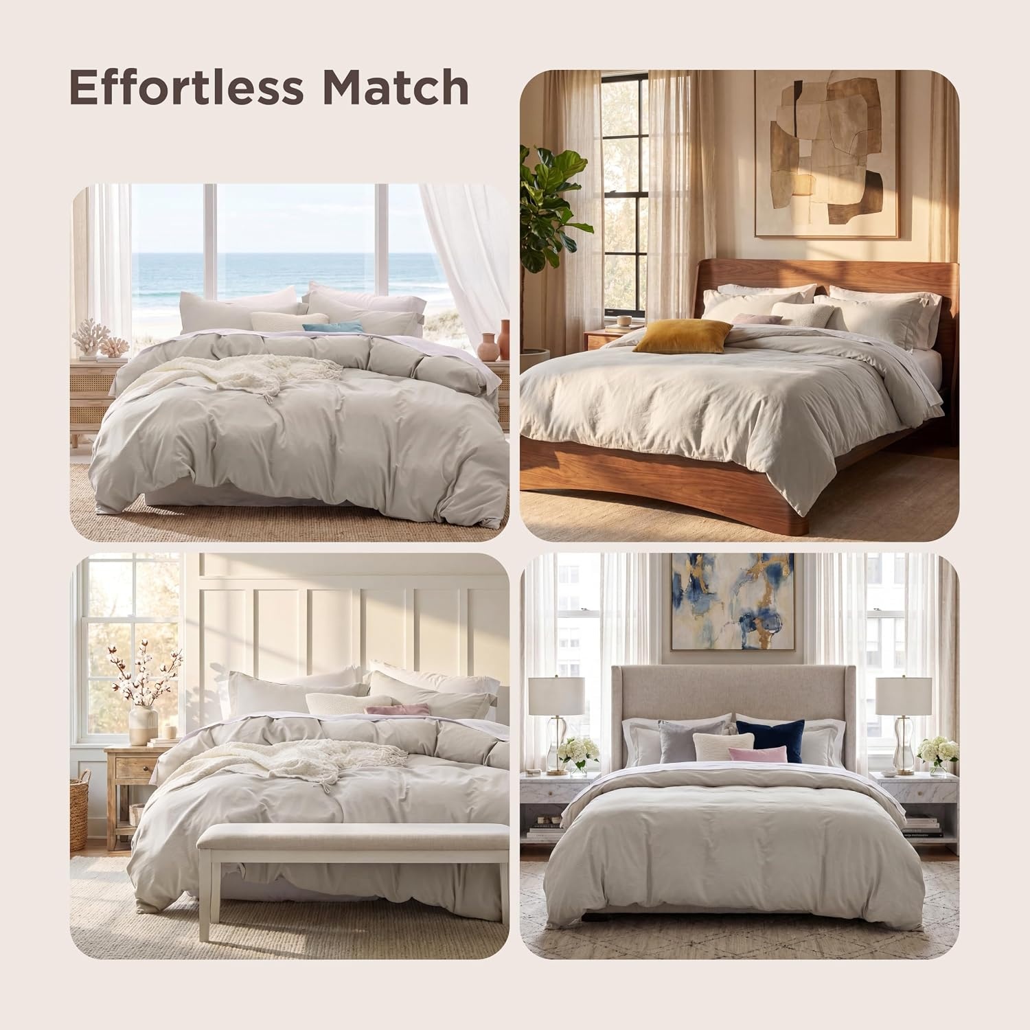 image:imageBedsure Tan Gingham Ruffle Duvet Cover SetVintage Farmhouse Bedding Queen  Cottagecore Aesthetic Ruffle Edges Soft Lightweight Hidden Zipper Inner Ties 90x90 Comforter Cover 2 Pillow Shams02  Linen No Comforter