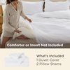 image:imageBedsure Gingham Ruffle Duvet Cover Set Queen Vintage Farmhouse Bed Pink  Plaid Ruffle Edges Soft Lightweight Hidden Zipper Inner Ties 90x90 Comforter Cover 2 Pillow Shams Machine Washable02  Bright White No Comforter