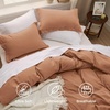 image:imageBedsure Gingham Ruffle Duvet Cover Set Queen Vintage Farmhouse Bed Pink  Plaid Ruffle Edges Soft Lightweight Hidden Zipper Inner Ties 90x90 Comforter Cover 2 Pillow Shams Machine Washable19 Taupe No Comforter
