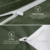 image:imageBedsure Gingham Ruffle Duvet Cover Set Queen Vintage Farmhouse Bed Pink  Plaid Ruffle Edges Soft Lightweight Hidden Zipper Inner Ties 90x90 Comforter Cover 2 Pillow Shams Machine Washable21  Olive Green No Comforter