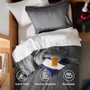 image:imageBedsure Gingham Ruffle Duvet Cover Set Queen Vintage Farmhouse Bed Pink  Plaid Ruffle Edges Soft Lightweight Hidden Zipper Inner Ties 90x90 Comforter Cover 2 Pillow Shams Machine Washable01  Dark Grey No Comforter