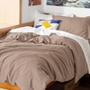 image:imageBedsure Gingham Ruffle Duvet Cover Set Queen Vintage Farmhouse Bed Pink  Plaid Ruffle Edges Soft Lightweight Hidden Zipper Inner Ties 90x90 Comforter Cover 2 Pillow Shams Machine Washable02  Khaki No Comforter