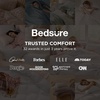 image:imageBedsure Gingham Ruffle Duvet Cover Set Queen Vintage Farmhouse Bed Pink  Plaid Ruffle Edges Soft Lightweight Hidden Zipper Inner Ties 90x90 Comforter Cover 2 Pillow Shams Machine Washable03  Olive Green No Comforter