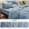 image:imageBedsure Gingham Ruffle Duvet Cover Set Queen Vintage Farmhouse Bed Pink  Plaid Ruffle Edges Soft Lightweight Hidden Zipper Inner Ties 90x90 Comforter Cover 2 Pillow Shams Machine Washable05  Mineral Blue No Comforter