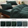image:imageBedsure Gingham Ruffle Duvet Cover Set Queen Vintage Farmhouse Bed Pink  Plaid Ruffle Edges Soft Lightweight Hidden Zipper Inner Ties 90x90 Comforter Cover 2 Pillow Shams Machine Washable01  Forest Green No Comforter