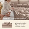 image:imageBedsure Gingham Ruffle Duvet Cover Set Queen Vintage Farmhouse Bed Pink  Plaid Ruffle Edges Soft Lightweight Hidden Zipper Inner Ties 90x90 Comforter Cover 2 Pillow Shams Machine Washable02  Khaki No Comforter
