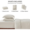 image:imageBedsure Gingham Ruffle Duvet Cover Set Queen Vintage Farmhouse Bed Pink  Plaid Ruffle Edges Soft Lightweight Hidden Zipper Inner Ties 90x90 Comforter Cover 2 Pillow Shams Machine Washable02  Linen No Comforter