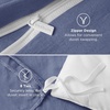 image:imageBedsure Tan Gingham Ruffle Duvet Cover SetVintage Farmhouse Bedding Queen  Cottagecore Aesthetic Ruffle Edges Soft Lightweight Hidden Zipper Inner Ties 90x90 Comforter Cover 2 Pillow Shams05  Slate Blue No Comforter