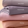 image:imageBedsure Tan Gingham Ruffle Duvet Cover SetVintage Farmhouse Bedding Queen  Cottagecore Aesthetic Ruffle Edges Soft Lightweight Hidden Zipper Inner Ties 90x90 Comforter Cover 2 Pillow Shams06  Dusty Purple No Comforter