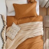 image:imageBedsure Tan Gingham Ruffle Duvet Cover SetVintage Farmhouse Bedding Queen  Cottagecore Aesthetic Ruffle Edges Soft Lightweight Hidden Zipper Inner Ties 90x90 Comforter Cover 2 Pillow Shams08  Gold No Comforter