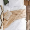 image:imageBedsure Tan Gingham Ruffle Duvet Cover SetVintage Farmhouse Bedding Queen  Cottagecore Aesthetic Ruffle Edges Soft Lightweight Hidden Zipper Inner Ties 90x90 Comforter Cover 2 Pillow Shams00  White No Comforter