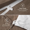 image:imageBedsure Tan Gingham Ruffle Duvet Cover SetVintage Farmhouse Bedding Queen  Cottagecore Aesthetic Ruffle Edges Soft Lightweight Hidden Zipper Inner Ties 90x90 Comforter Cover 2 Pillow Shams02  Brown No Comforter